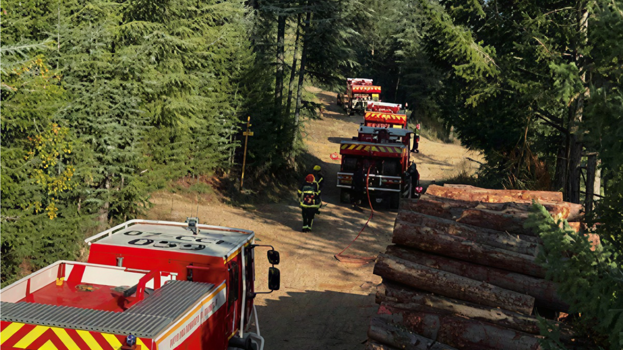 Manœuvres du centre de secours Val de Cance sur la commune du 25 au 30 avril